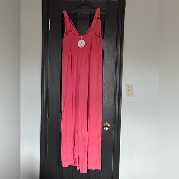 Anrabess Pink Sleeveless Jumpsuit - Picture 3 of 9